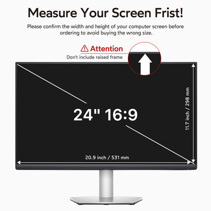 bersem 2 Pack 24 Inch Computer Privacy Screen for 16:9 Ratio Monitors