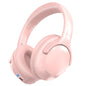 MIDOLA Bluetooth Headphones Over Ear 68H Playtime 6 EQ Wireless Headset with Microphone HiFi Stereo Foldable Lightweight Deep Bass for Travel Home Office Cellphone Pink