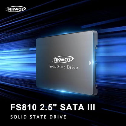 FS810 4TB SSD, 2.5" SSD SATA III 6Gb/s, Solid State Drives, Up to 560MB/s, 3D NAND TLC Flash, Internal SSD for Desktops and Laptops(Black)