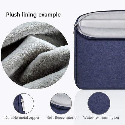 Voova Laptop Sleeve Carrying Case 14 15 Inch Compatible with MacBook Air 15 M2/M3/M4 2022-2025, MacBook Pro 15, Hp Chromebook 14, Waterproof Slim Computer Cover Bag,Blue