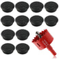 1.5 Inch(38mm) Desk Grommet,13 Pieces Cable Grommet, Desk Hole Cover for Cables with Hole Saw,Plastic Cable Cord Wire Hole Cover for Desk, Table,Cabinet,Countertop and Other Furniture(Whitek)