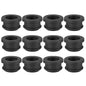 PATIKIL 32.6mm / 1-1/4 Inch Drill Hole,1 Inch ID Rubber Grommets, 3Pcs Top Hat Grommet for Wiring Eyelet Ring Gasket Automotive Firewall Cable Hole Plugs Wires Protection, Black