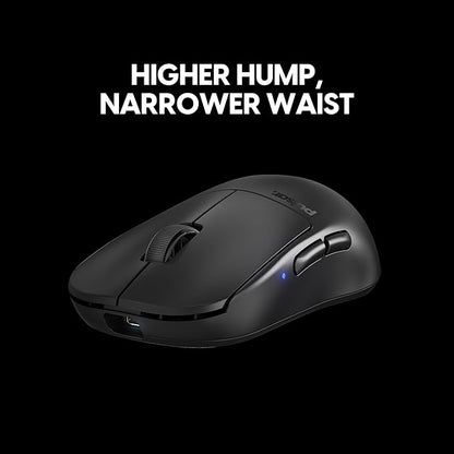 Pulsar Gaming Gears X2H v3 Wireless Gaming Mouse, Ultra Lightweight 1.87 oz (53g), Symmetrical, Optical Switch, 32000 DPI, 750 IPS, XS-1 Sensor, 8k Compatible (Mini, Black)