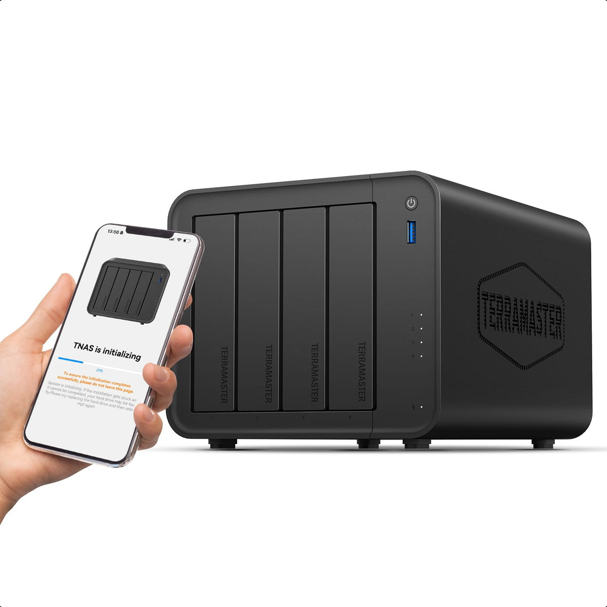 TERRAMASTER F2-425 2-Bay NAS Intel x86 Quad-Core CPU 4GB RAM (Diskless)