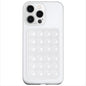 PKYAA Silicone Suction Phone Case Adhesive Mount, Upgraded Super Strong Grip, Durable, Easy to Use, Hands-Free Sticky Phone Holder for Selfies, Tiktok Videos, 2.56"x3.94" (Translucent)
