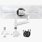 monTEK Ultrawide Monitor Arm Max 57",Height Adjustable 8.1"-25.5",White