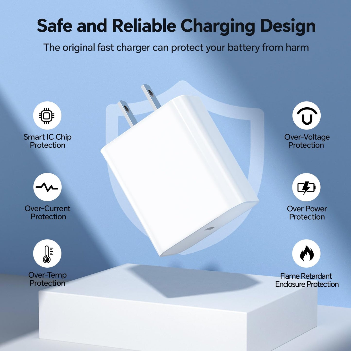 for iPhone 14 13 12 11 Fast Charger, [MFi Certified] 3 Pack 20W USB C Charger Block with 3FT&6FT&10FT USB C to ightning Fast Charging Cable Compatible with iPhone 14/13/12/11/Pro/Pro Max/Xs/Xr/X