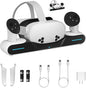 Charging Dock for Meta Quest 3/3S Charging Station Magnetic Charger for Meta Quest 3/3S Accessories Charging Stand