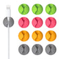 Znben 12 Pack Cable Clips, Adhesive Cord Organizer Holder for Desk Colorful
