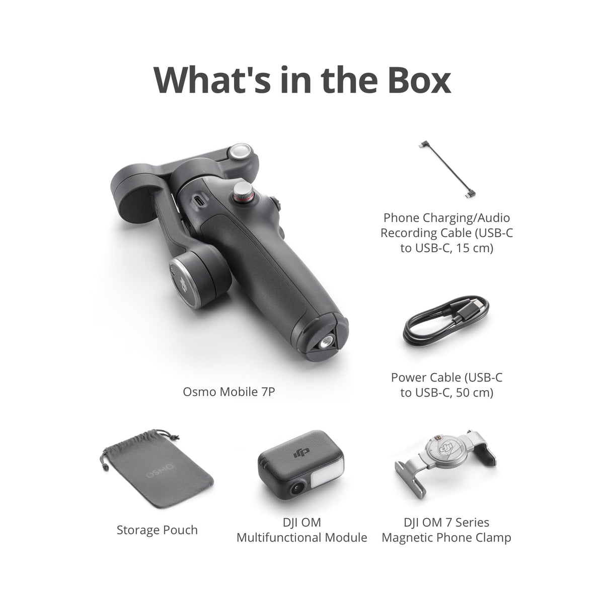 DJI Osmo Mobile 7P Gimbal Stabilizer for iPhone & Android, Native Tracking