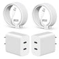 Charger for iPhone 17 16 15,Fast Dual Port USB C Charger Block,Double Type C Apple Wall Power Adapter Plug,10FT Quick USB C to C Charging Cable for iPhone 17/17 ProMax/17 Air/16 Pro/16e/15 Pro/15 Plus