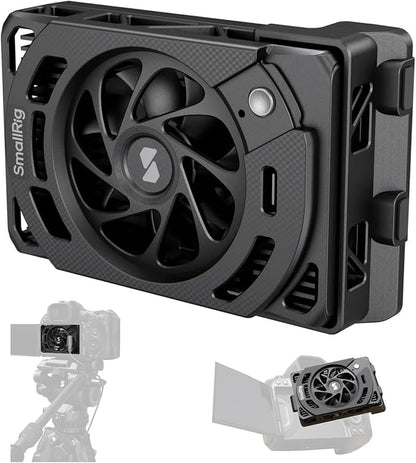 SMALLRIG R50 V / R6 II/ R5C / R50 / PowerShot V1 Camera External Cooling System with Dual-Speed Modes, Snap-On Cooling Fan with TEC Cooling Module for Sony ZV-E1/ A7 IV/ A6700/ FX3-5063