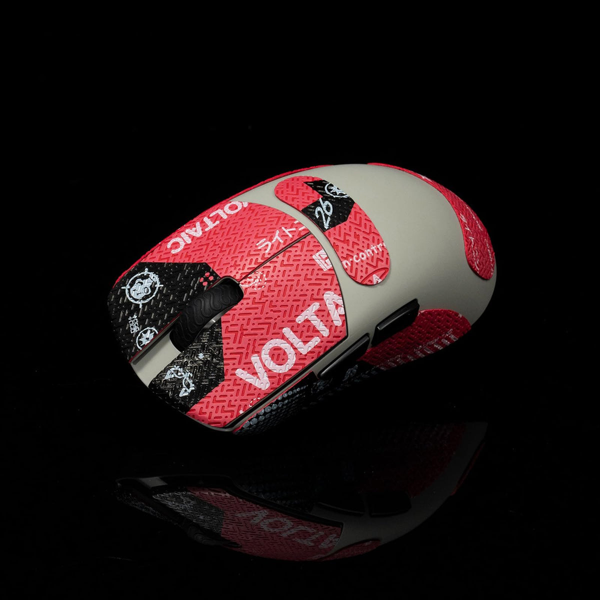 Hokeyio Grip Tape for Lamzu Atlantis Maya - Anti-Slip,Enhanced Control, Sweat Resistance,Improves FPS Gaming Grip & Mouse Protection [Pre-Cut] EVA White 0.5mm