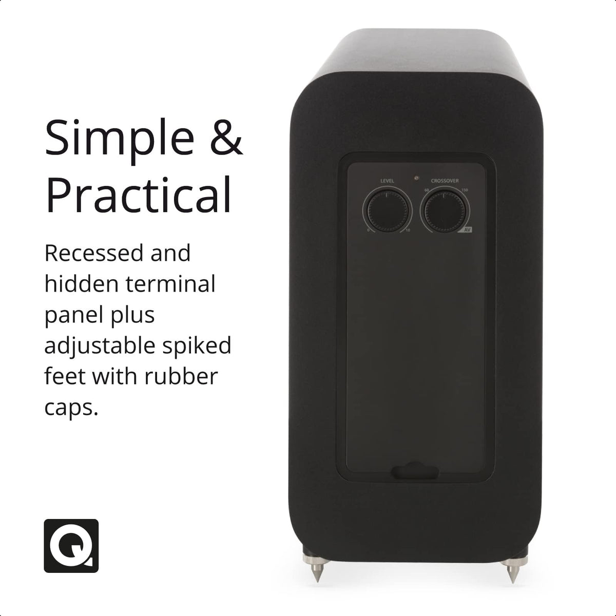 Q Acoustics 3060S Active Subwoofer (Satin Black)