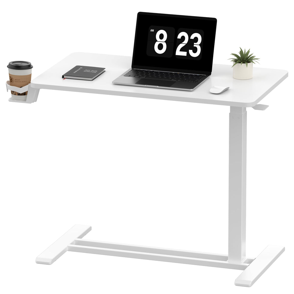 FLEXISPOT 24''Adjustable C Table Gas Spring Mobile Side End Table