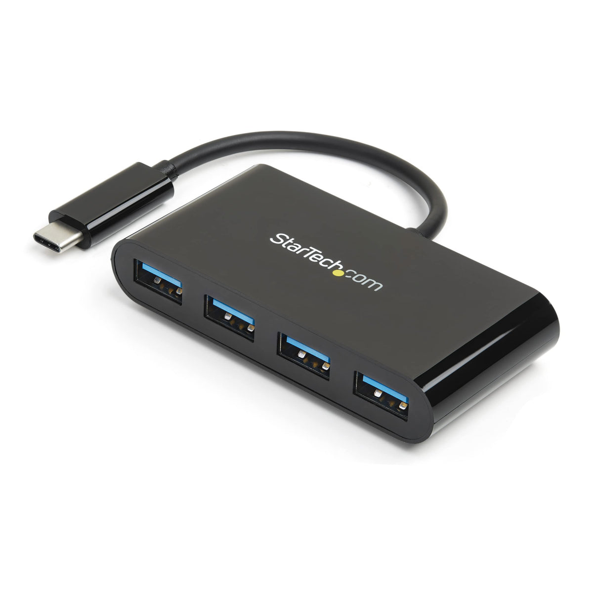 StarTech 4-Port USB-C Hub with 4x USB-A, 5Gbps, Switches (HB30C4AIB)