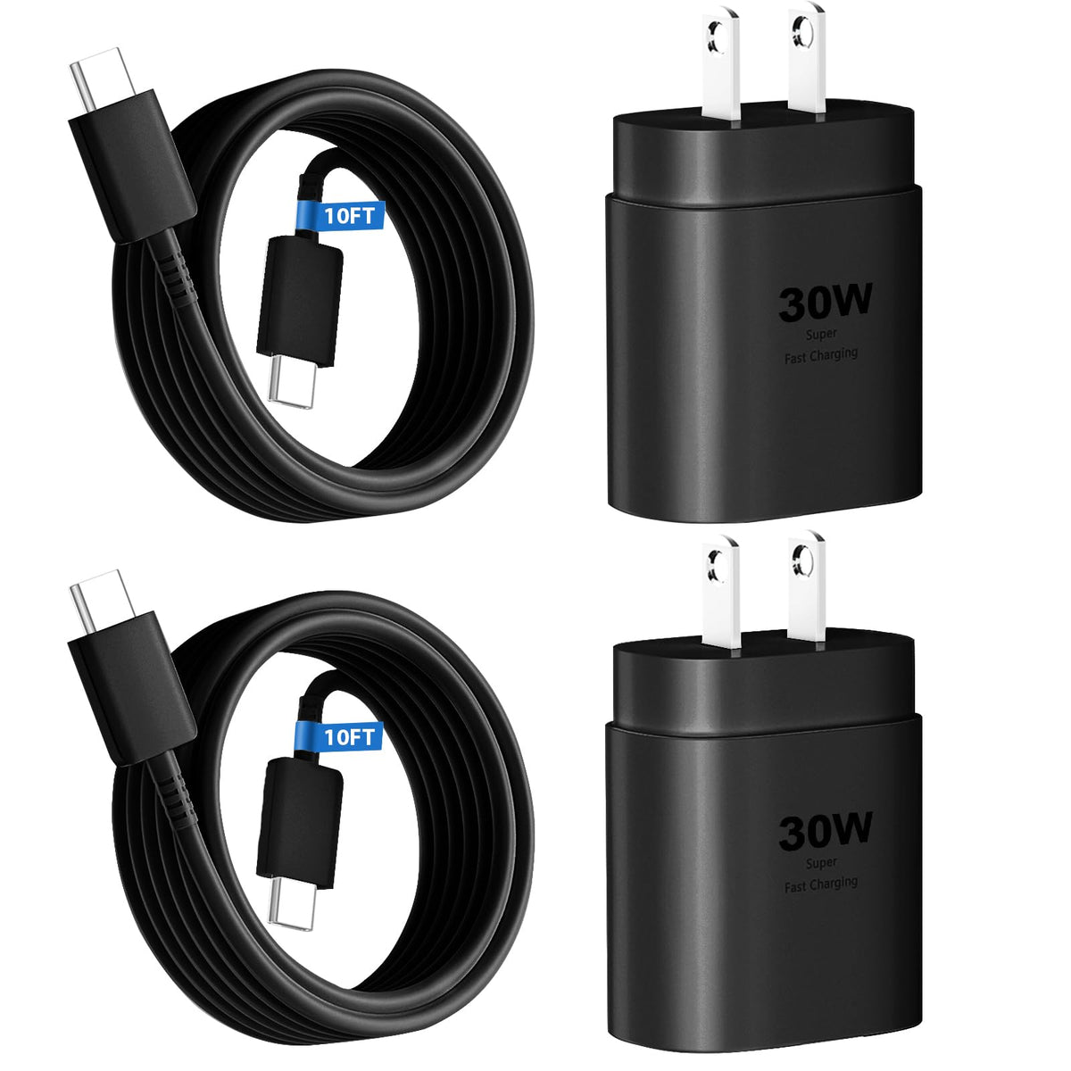 Phone 17 16 15 Charger Fast Charging,30W USB C Phone 17 16 15 Pro Max Charger Block &10FT Long Type C Cable Cord for i.Phone 17/17 Air/17 Pro/17 Pro Max/16/16 Plus/16 Pro Max/15/15 Pro Max,Purple