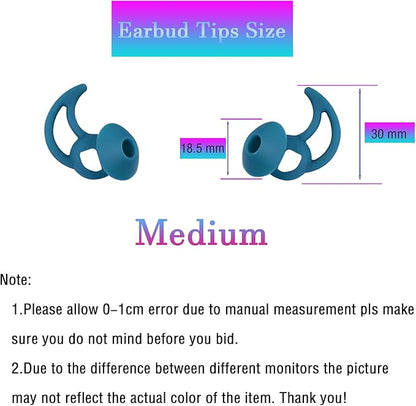 Medium Earbud Tips Silicone Replacement Ear Tips Compatible with Bose Quietcomfort and Sport Headphone Rubber Tips Earbud Cap 3 Pairs