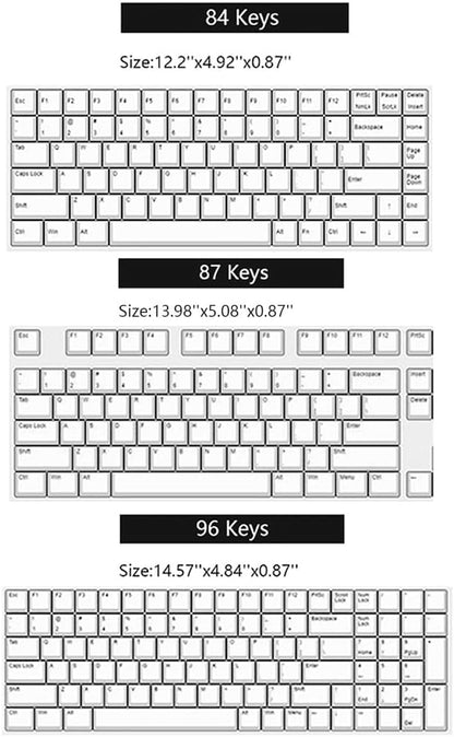 Acrylic Keyboard Dust Cover,87 Keys Transparent Mechanical Keyboard Protective Cover,Compatible with Computer Gaming Keyboards (13.98''x5.08''x0.87'')
