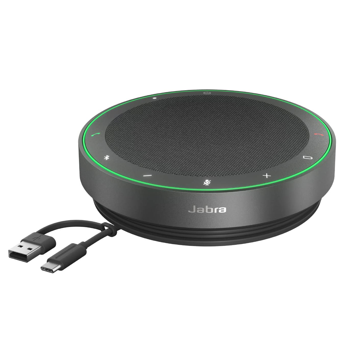 Jabra Speak2 75 SE (Second Edition) Wireless Bluetooth Speakerphone - 4 Noise-Cancelling Mics, 65mm Speakers - New Linking Feature - USB-A Dongle - Works with Zoom and Google Meet - Dark Grey