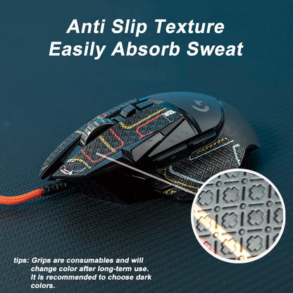 Hokeyio Grip Tape for Lamzu Atlantis Maya - Anti-Slip,Enhanced Control, Sweat Resistance,Improves FPS Gaming Grip & Mouse Protection [Pre-Cut] EVA White 0.5mm