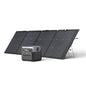 EF ECOFLOW Solar Generator RIVER 2 Pro & 220W Portable Solar Panel, 768Wh