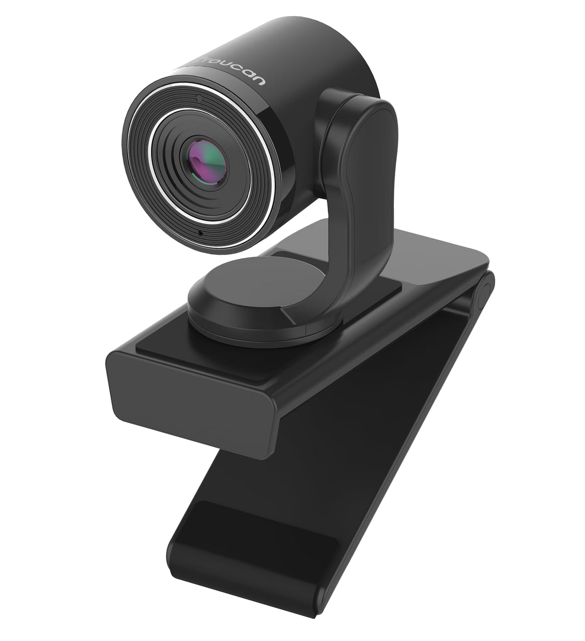 TOUCAN 360-Degree Video Conference Camera, 1080p HD Webcam with 4 Noise Reduction Mics, Speaker, AI Tracking, Works with Zoom, Google Voice, Microsoft Teams and More, for PC/Mac/Tablet