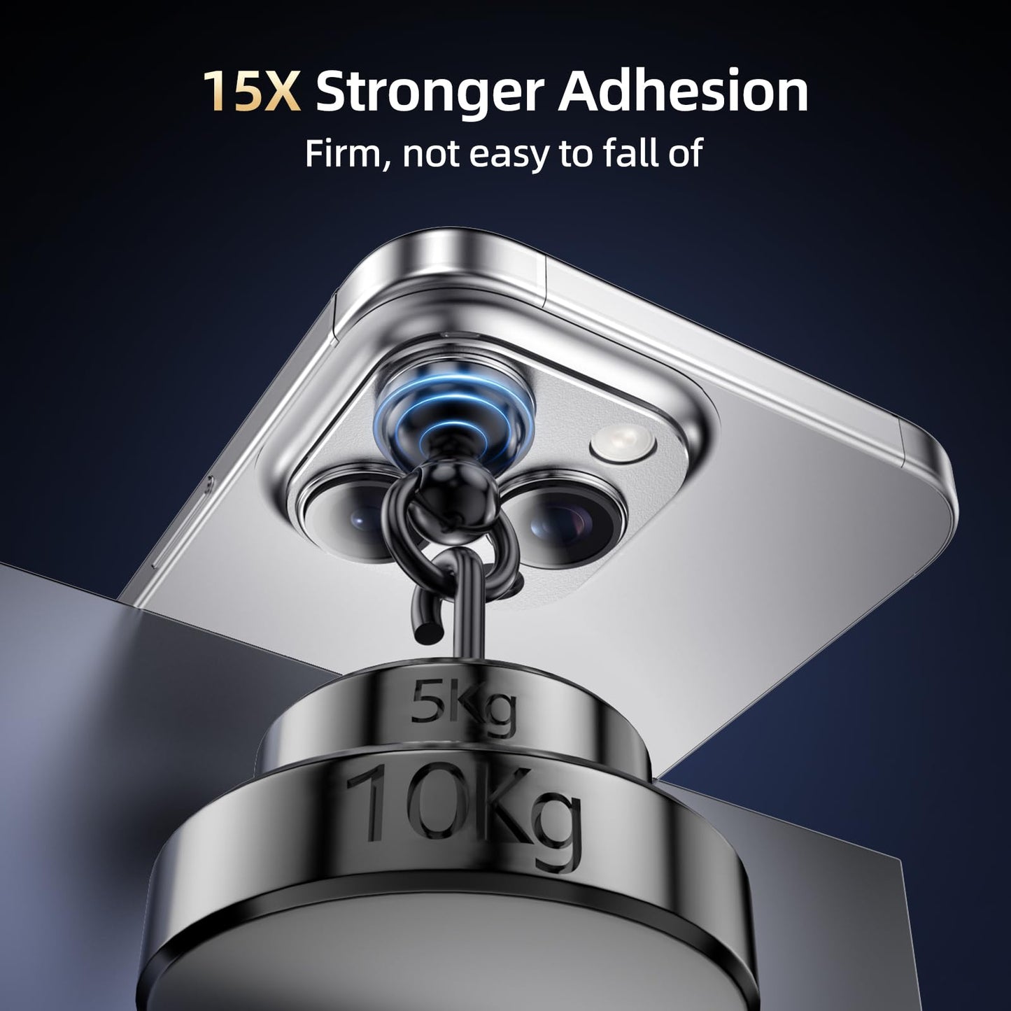 HelloDeere 9H High-alumina Tempered Glass Camera Lens Protector for iPhone 14 Pro Max/14 Pro Lens , Military-Grade Shatterproof with Strong Adsorption, Full Coverage Case-Friendly Cover (Silver, iPhone 14 Pro/14 Pro Max)