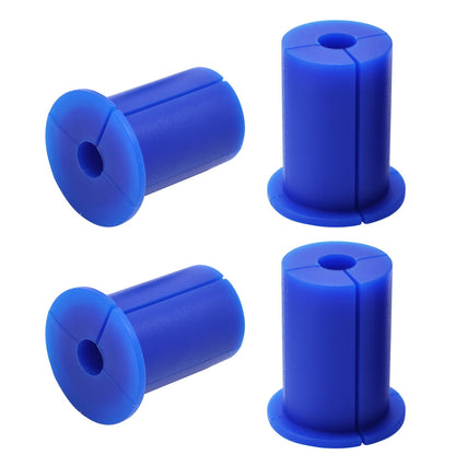 EASYEAH 2pc Black Starlink Cable Grommets 1" Silicone Wire Hole Grommet