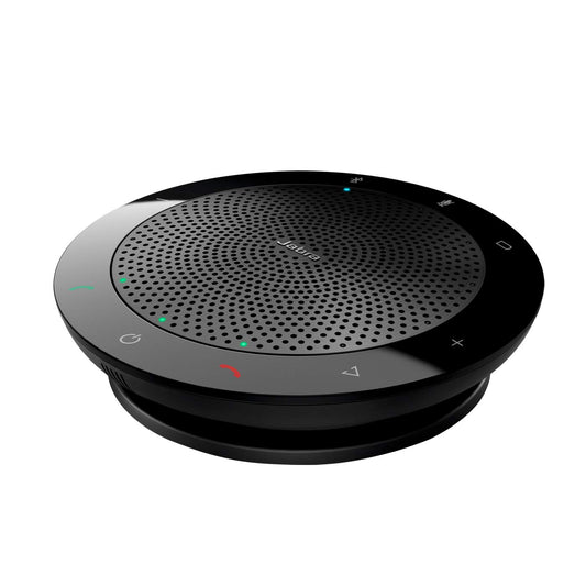 Jabra Speak 510 (2025 Edition) Portable, USB or Wireless Bluetooth Speaker Meetings and Calls with Crystal-Clear Sound, Works with Microsoft Teams, Black