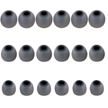 MMYQXI 54 PCS Silicone Replacement Earbud Tips Earbud Cap Eartips Fit for in-Ear Earbuds(Inner Hole 3.8mm -5.1mm) Headphones Earbud Rubber Tips S M L
