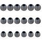 MMYQXI 54 PCS Silicone Replacement Earbud Tips Earbud Cap Eartips Fit for in-Ear Earbuds(Inner Hole 3.8mm -5.1mm) Headphones Earbud Rubber Tips S M L