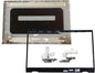Replacement Laptop LCD Back Cover Top Case Rear Lid with Hinges and Front Bezel Frame for DELL Inspiron 15 3510 3511 3515 3250 3525 DDM9D 0DDM9D 9WC73 09WC73 Silver
