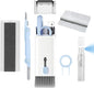 7 in 1 Electronic Cleaner Kit – Keyboard and Laptop Cleaning Kit with Brush for AirPods Pro, Phone, Computer, and Screen, Includes Bonus Flannel Cloth – Blue