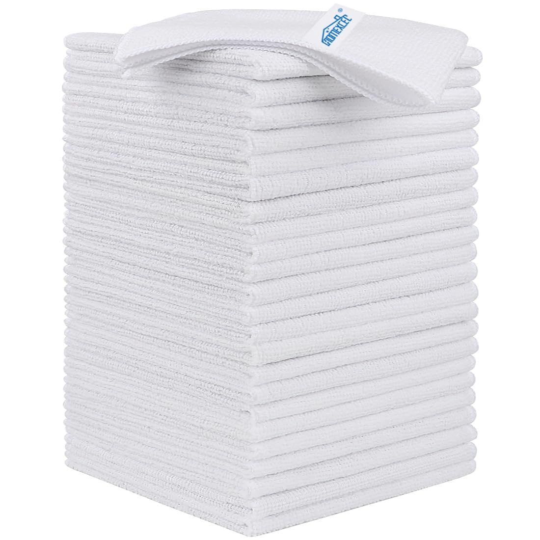 HOMEXCEL 100PK Microfiber Cleaning Cloth, Cleaning Rag for Home, 11.5x11.5
