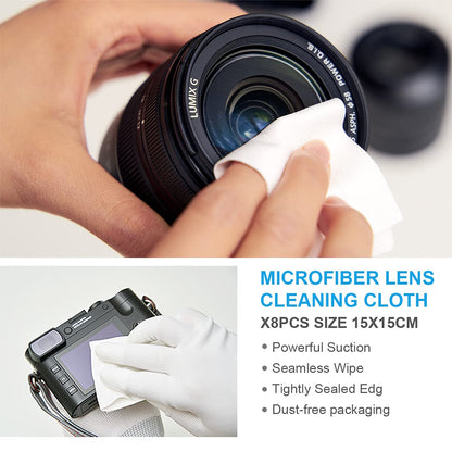 VSGO Professional Lens Cleaning Kit (DKL-15D) - Includes Lens Pen, Air Blower & Cleaning Fluid - Portable Dust Removal for Camera Lenses, Filters, Cell Phones and Electronics
