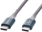 Amazon Basics Nylon Braided USB-C to USB-C 2.0 Fast Charger Cable, 60W, 480Mbps Speed, USB-IF Certified, for Apple iPhone 16/15, iPad, Samsung Galaxy, Tablets, Laptops, 10 Foot, Dark Gray