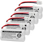 iMah BT162342/BT262342 2.4V 300mAh Ni-MH Cordless Phone Battery Pack, Also Compatible with BT183342/BT283342 AT&T EL52351 TL90070 VTech CS5119 DS6511 DS6722 LS6305 Handset, 5-Pack
