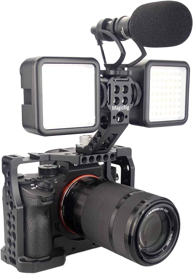 MagicRig A7iii / A7riii Full Camera Cage Rig and ARRI Locating Top Handle