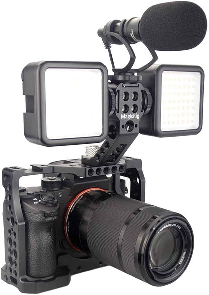 MagicRig A7iii / A7riii Full Camera Cage Rig and ARRI Locating Top Handle