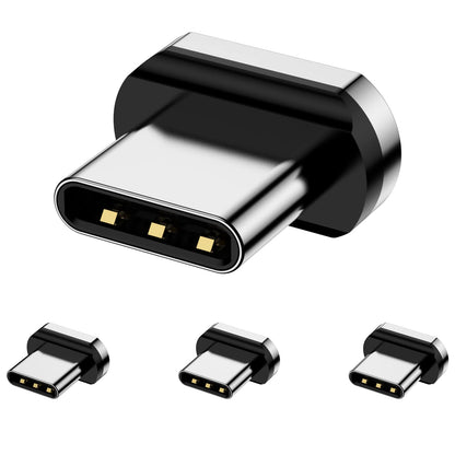CNakdDG Magnetic Connector Tips Head for USB-C Android Devices (4 Pack), only Compatible 5A Magnetic Charging Cable or Magnetic Adapter