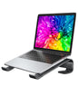 Laptop Stand for Desk, MacBook Stand SOQOOL Sturdy Laptop Riser, Ventilated Ergonomic Aluminum Laptop Holder Compatible with 12 13 15.6 17 Inch MacBook Pro Air/HP/Dell, Work Cooling Computer Stand