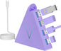USB C Hub, USB Type C to 4-Port USB 3.0 Adapter for MacBook, Surface, Laptop, Flash Drive, Mouse, Keyboard, HDD (2ft, Light Purple)
