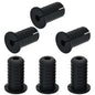 EASYEAH 2pc Black Starlink Cable Grommets 1" Silicone Wire Hole Grommet