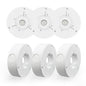 6 PackPFA130-E Security Camera Junction Box-Premium ABS Security Camera Mount Bracket-Waterproof Universal Camera Junction Box for Mounting Surveillance Cameras-Outdoor Security Camera Box