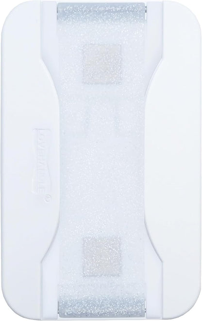 LoveHandle PRO MagSafe Compatible Magnetic Phone Grip w/Kickstand - Mount, Strap and Stand for Smartphone and Tablet - MagSafe Ring Included - Fits All Devices - Crystal Clear Glitter