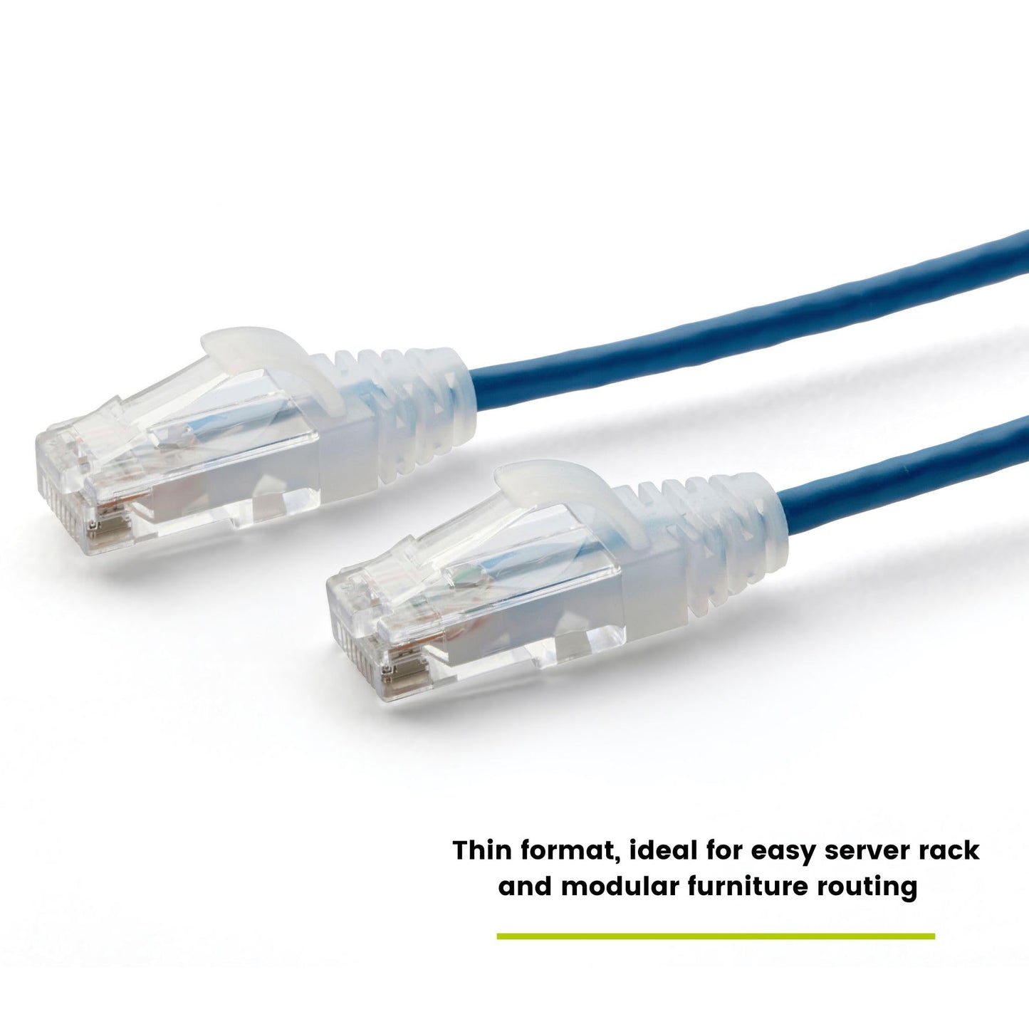 TRUECABLE Cat6 Component Rated Patch Cable, Unshielded (U/UTP), 14ft, Blue, 28AWG Stranded Pure Copper, Snagless 10G High-Speed Ethernet Cable, PoE++ 4PPoE 100W, UL Listed, RoHS-3, 1 Pack