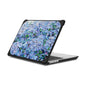 CASETiFY Bounce MacBook Pro 16-inch (M1-M5) Case [Enhanced Protective Corner Design/Ventilation Cutouts/Anti-Slip Grip] - Small Blue Flowers - Clear Black