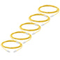 TRUECABLE Cat6 Component Rated Patch Cable, Unshielded (U/UTP), 14ft, Yellow, 28AWG Stranded Pure Copper, Snagless 10G High-Speed Ethernet Cable, PoE++ 4PPoE 100W, UL Listed, RoHS-3, 5 Pack