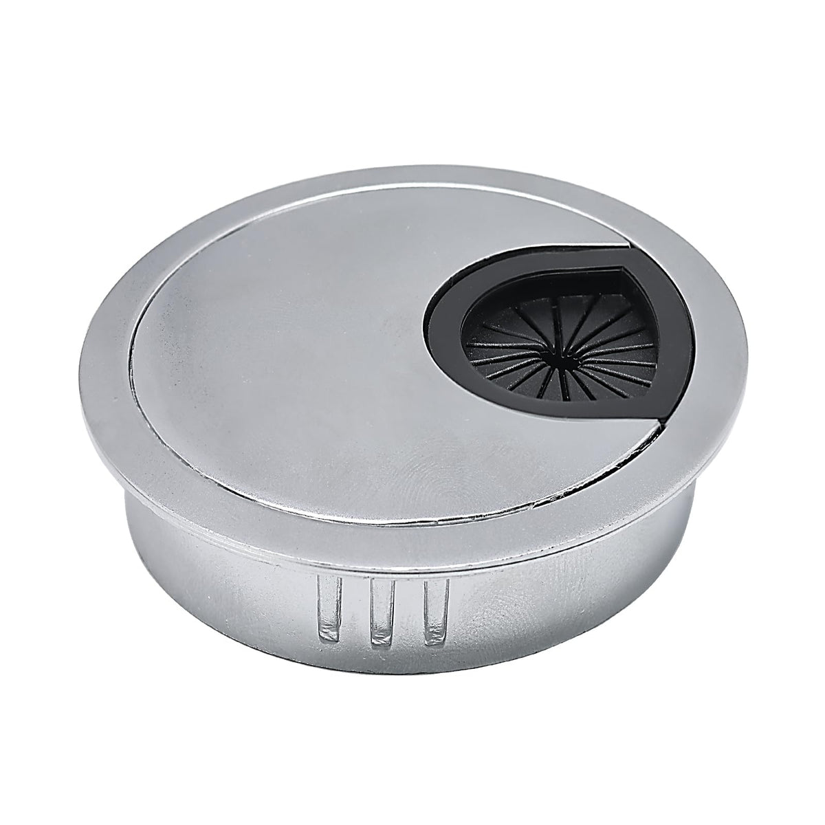 EASYEAH 2 Pcs Desk Grommet 2" / 50 mm, Zinc Alloy Desk Cord Hole Cover